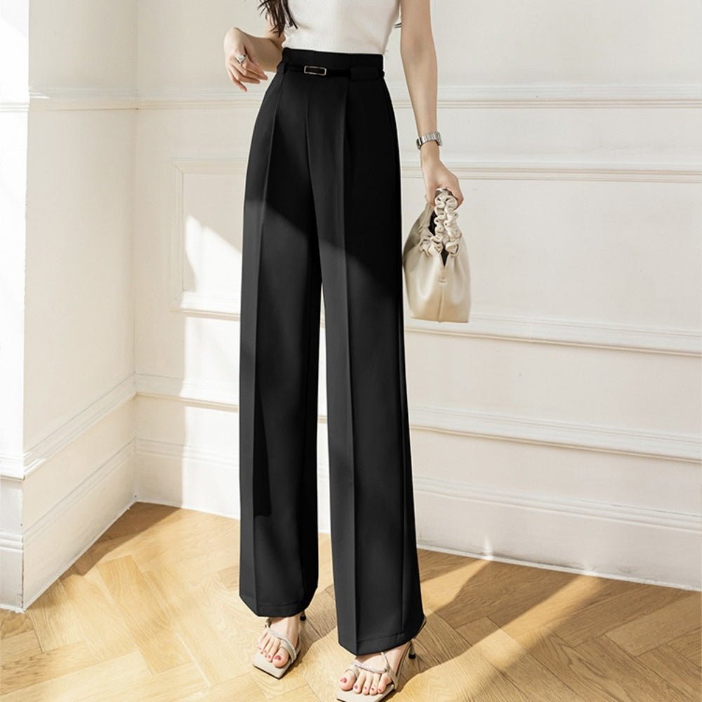 ウエストベルトタックパンツ|オフィスカジュアル レディース 通販【ミレジェネ】