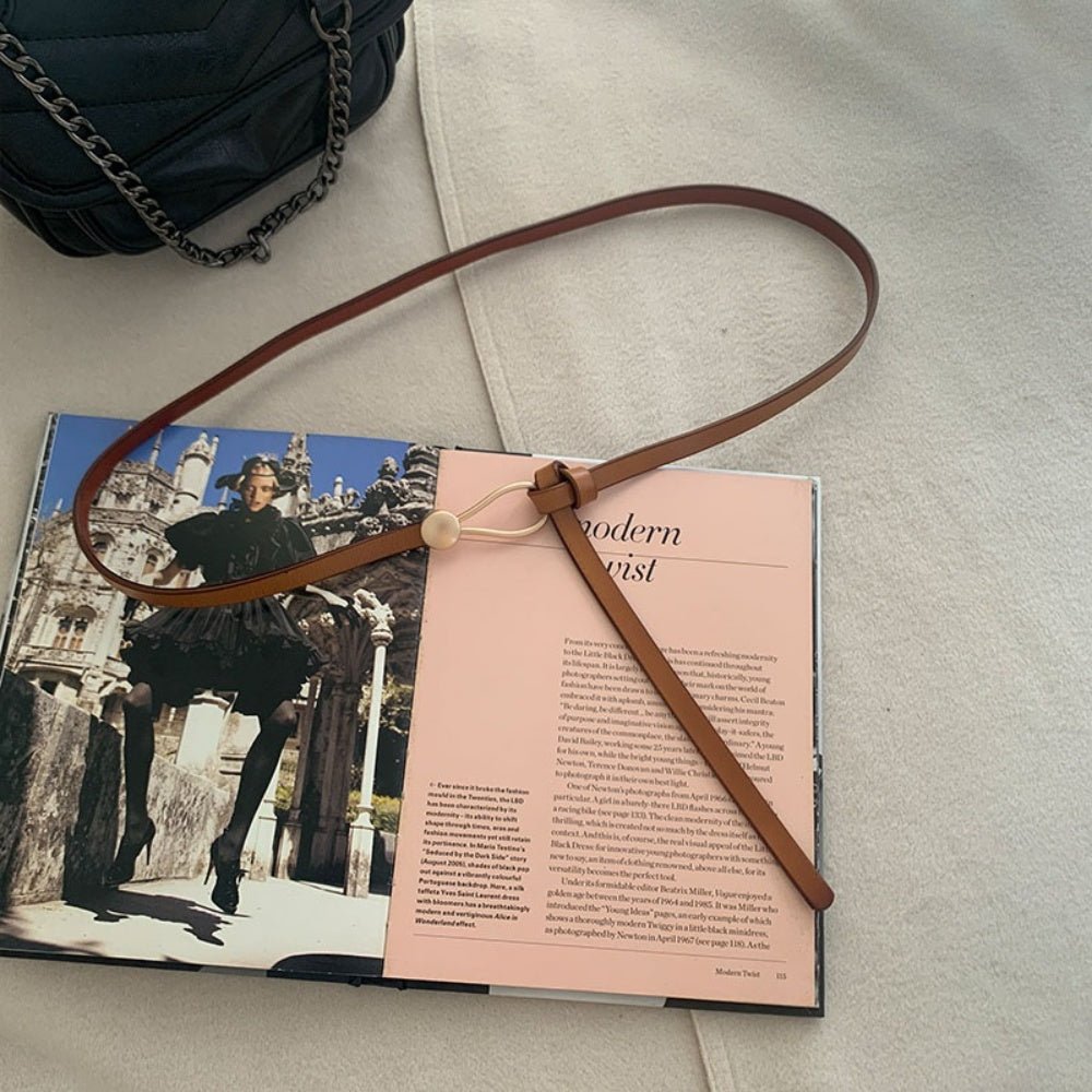 ナローノットベルト|オフィスカジュアル レディース 通販【ミレジェネ】