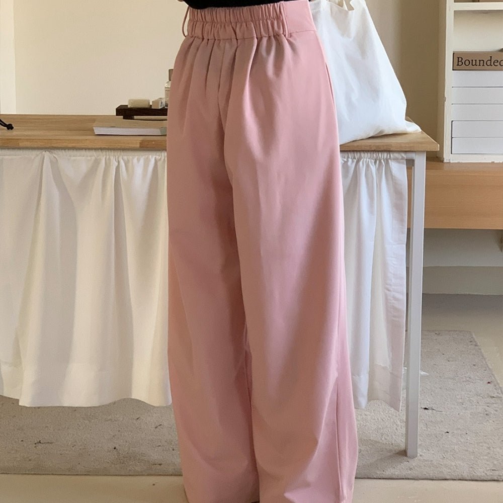 フロントワイドタックハイウエストパンツ|オフィスカジュアル レディース 通販【ミレジェネ】