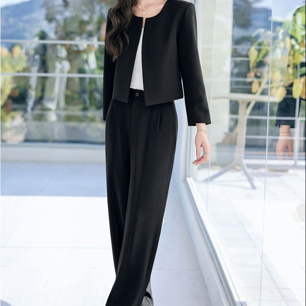 ノーカラージャケットセットアップ|オフィスカジュアル レディース 通販 Millennial Generation【ミレジェネ】