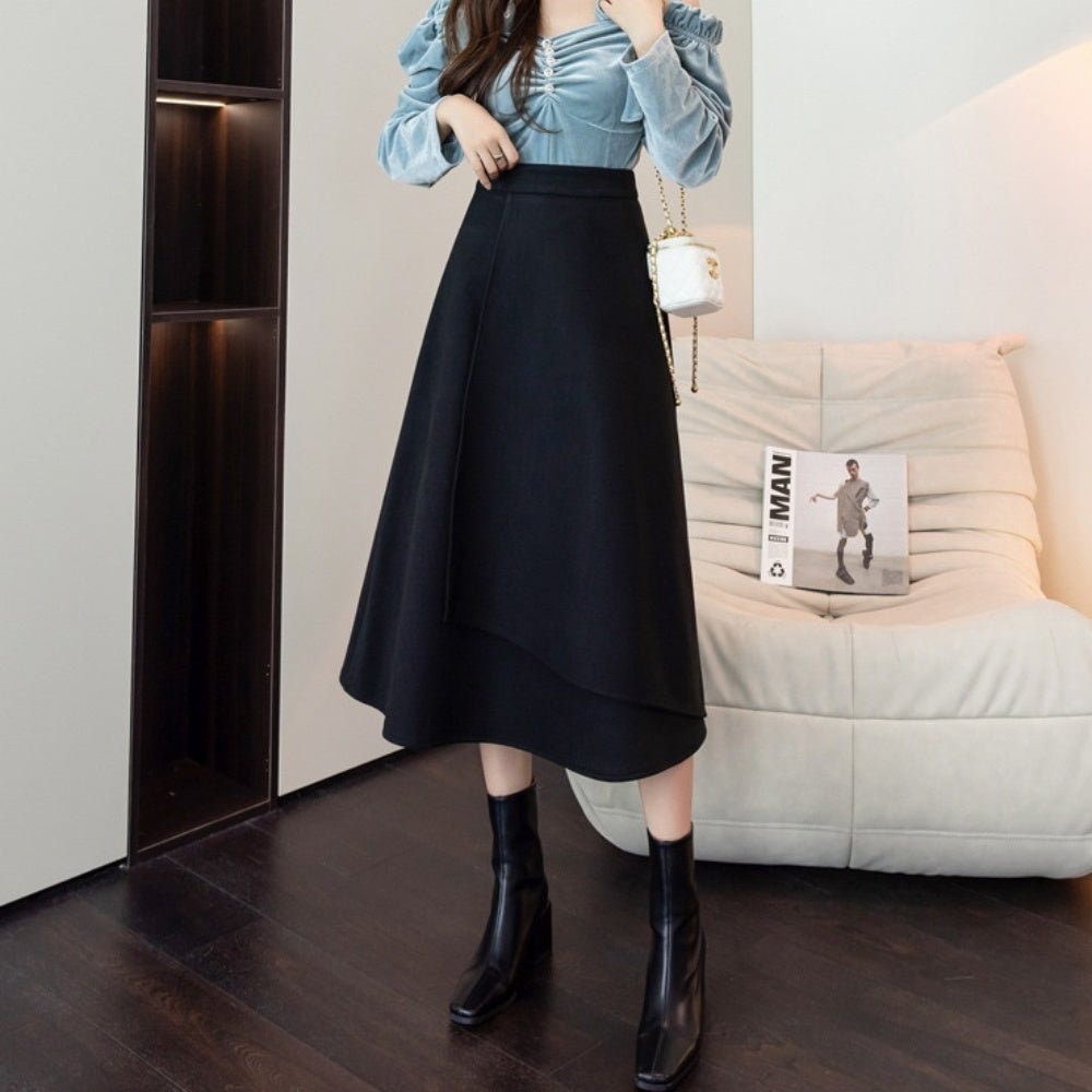 ラップスカート|オフィスカジュアル レディース 通販【ミレジェネ】