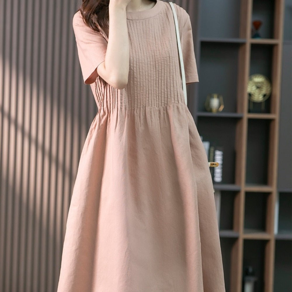 ピンタックワンピース|オフィスカジュアル レディース 通販 Millennial Generation【ミレジェネ】