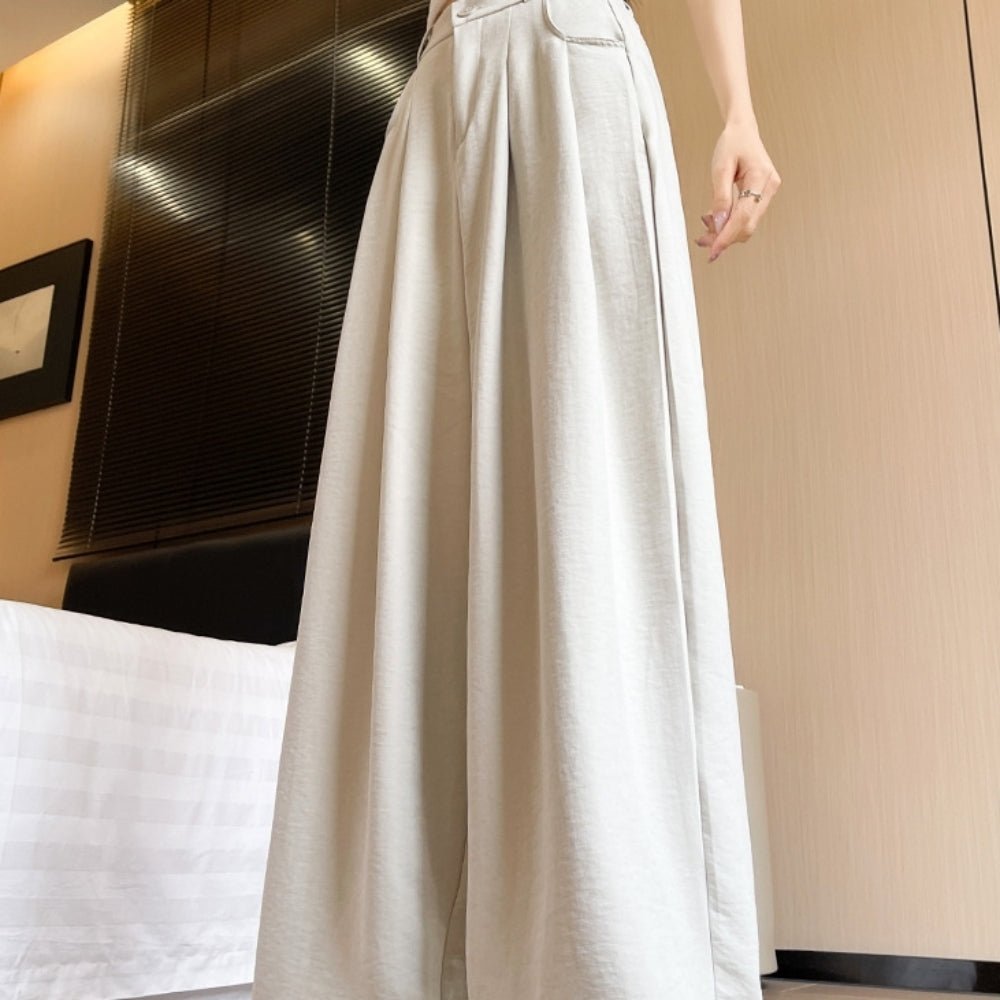 シャーベットカラーワイドパンツ|オフィスカジュアル レディース 通販【ミレジェネ】