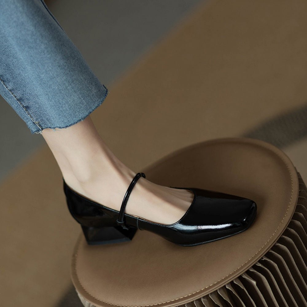 ナローストラップフラットパンプス|オフィスカジュアル レディース 通販【ミレジェネ】