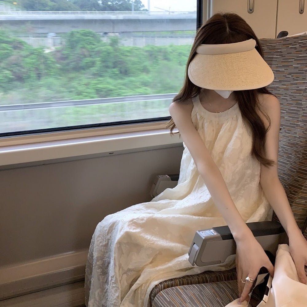 花柄ホルターネックワンピース|オフィスカジュアル レディース 通販【ミレジェネ】