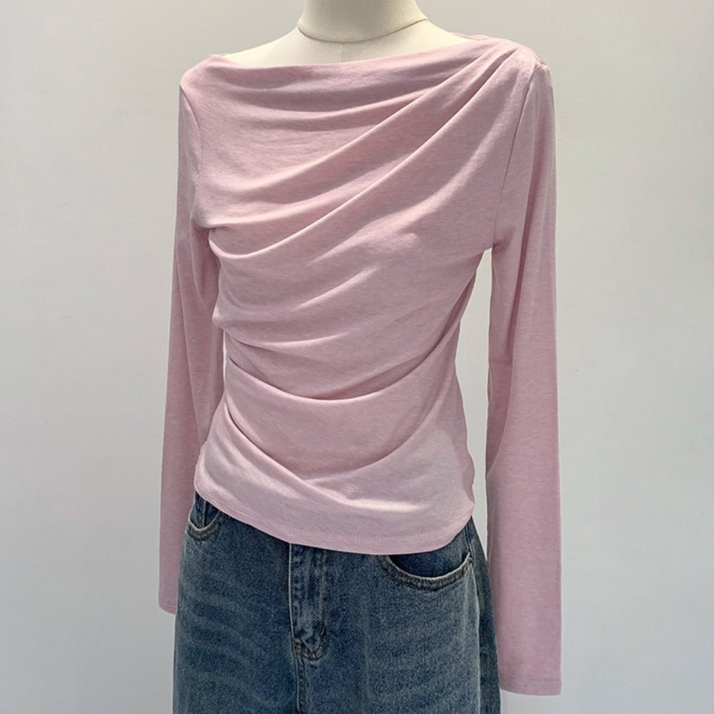 ドレープカットソートップス|オフィスカジュアル レディース 通販【ミレジェネ】