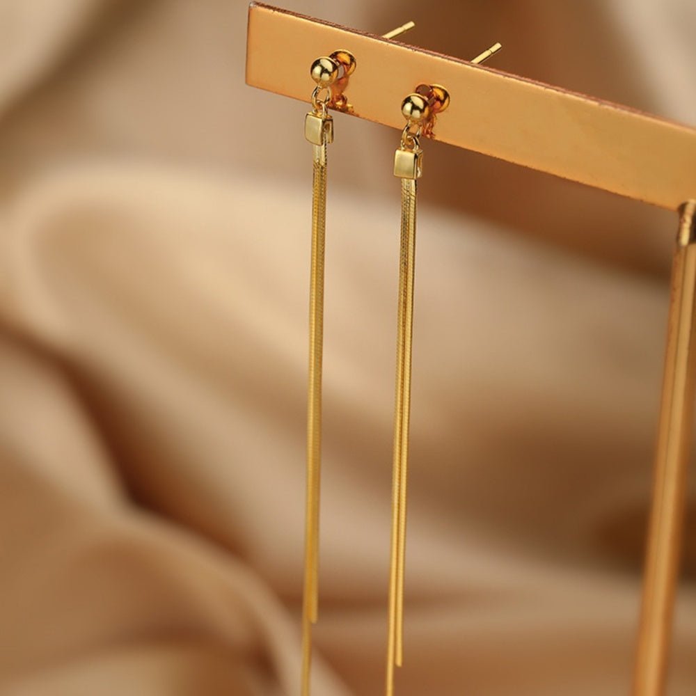 ロングチェーンピアス|オフィスカジュアル レディース 通販【ミレジェネ】