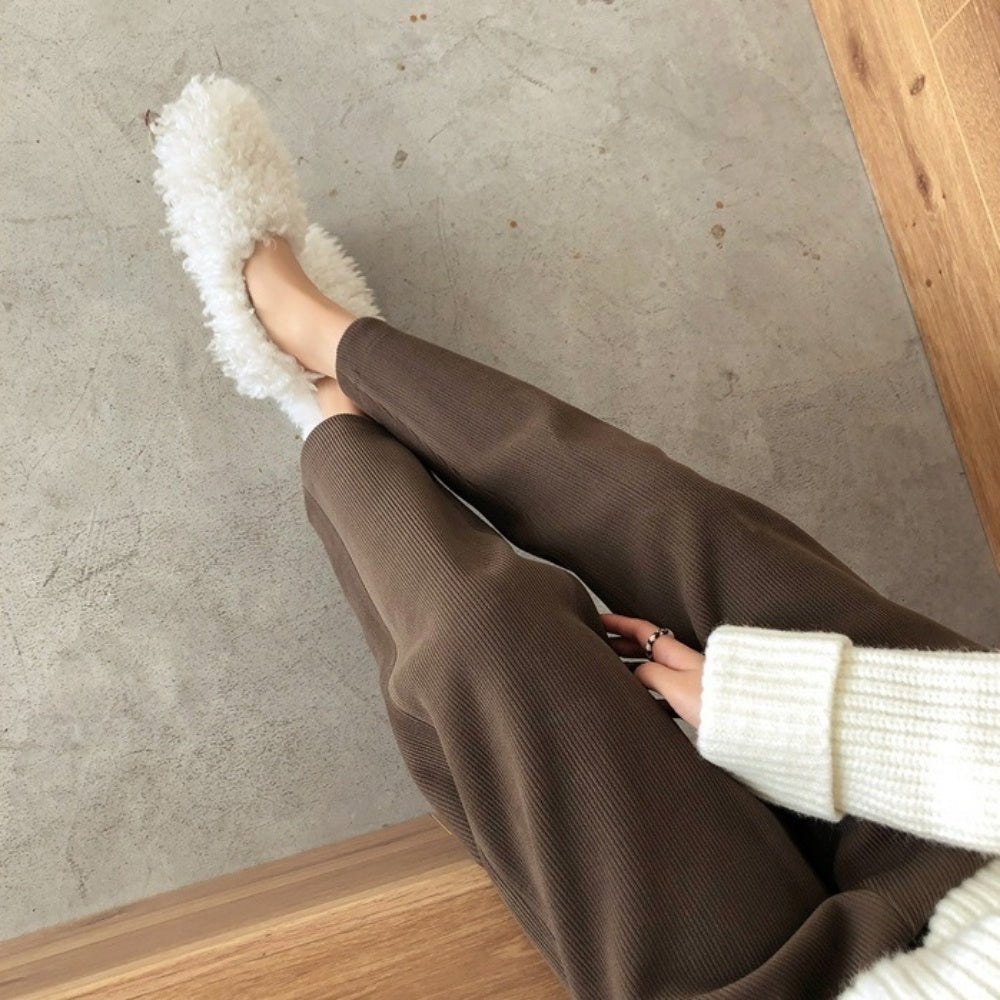 コーデュロイストレッチテーパードパンツ|オフィスカジュアル レディース 通販【ミレジェネ】