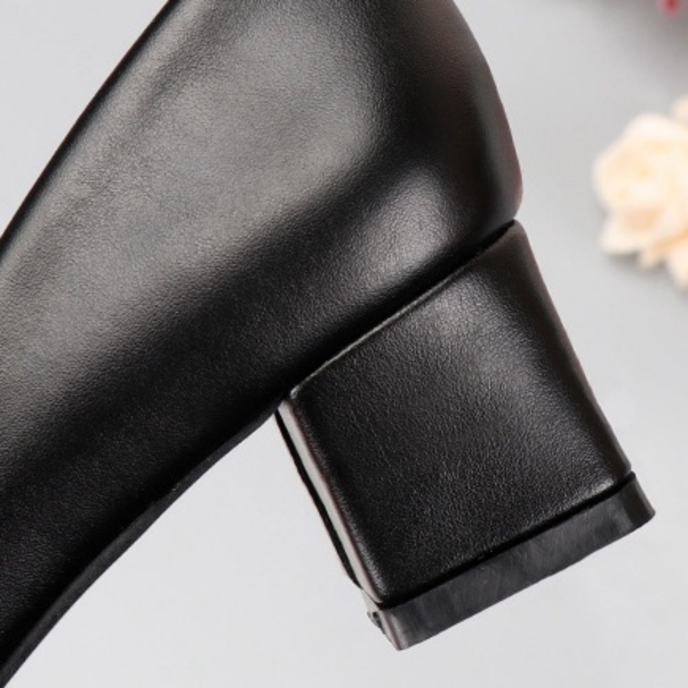 太ヒールベーシックパンプス|オフィスカジュアル レディース 通販 Millennial Generation【ミレジェネ】