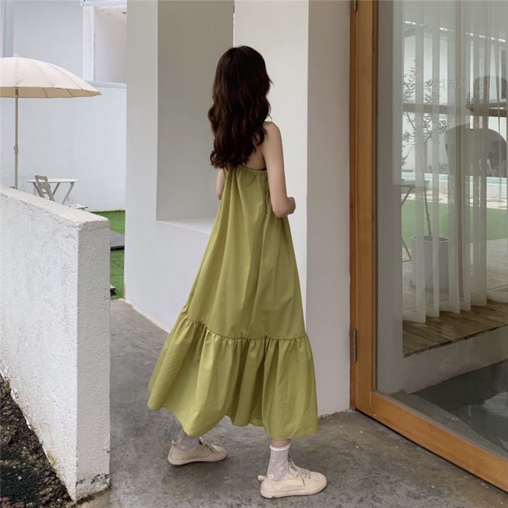 スクエアネックティアードワンピース|オフィスカジュアル レディース 通販【ミレジェネ】