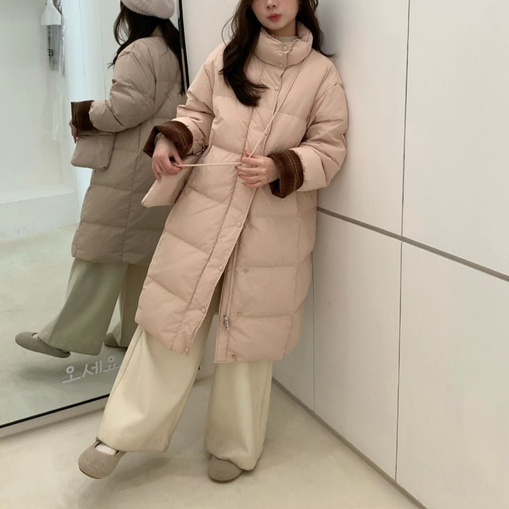 スタンド襟ダウンコート|オフィスカジュアル レディース 通販【ミレジェネ】