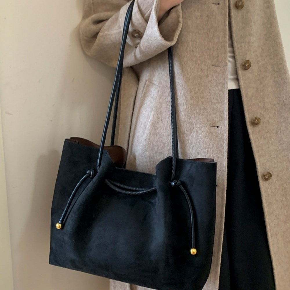 レトロスエードトートバッグ|オフィスカジュアル レディース 通販【ミレジェネ】