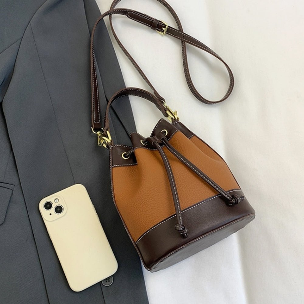 ハンドル付き丸底巾着バッグ|オフィスカジュアル レディース 通販【ミレジェネ】