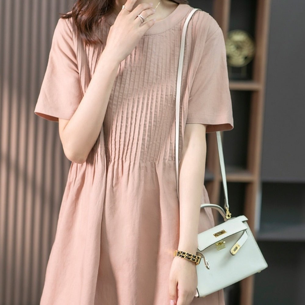 ピンタックワンピース|オフィスカジュアル レディース 通販 Millennial Generation【ミレジェネ】