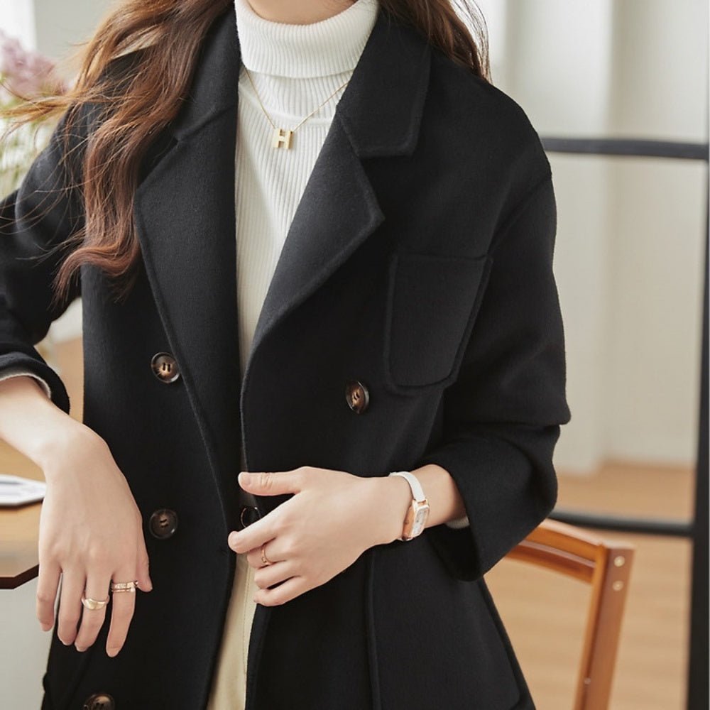 胸ポケ付きチェスターコート|オフィスカジュアル レディース 通販【ミレジェネ】