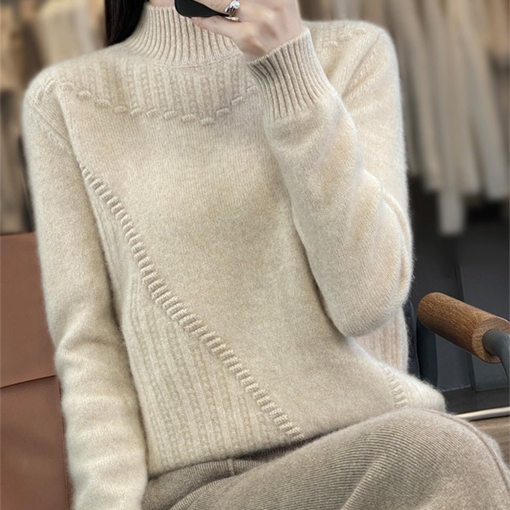 ハイネックニットセーター|オフィスカジュアル レディース 通販 Millennial Generation【ミレジェネ】