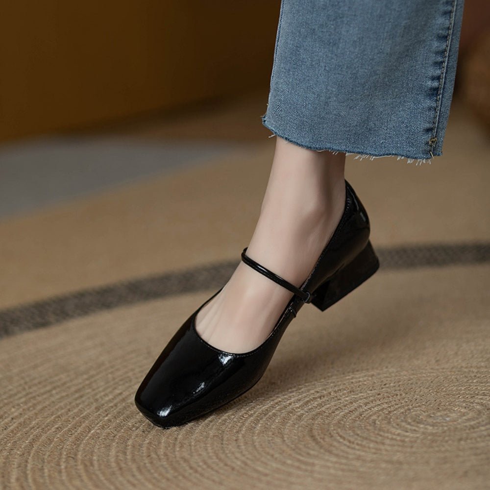 ナローストラップフラットパンプス|オフィスカジュアル レディース 通販【ミレジェネ】