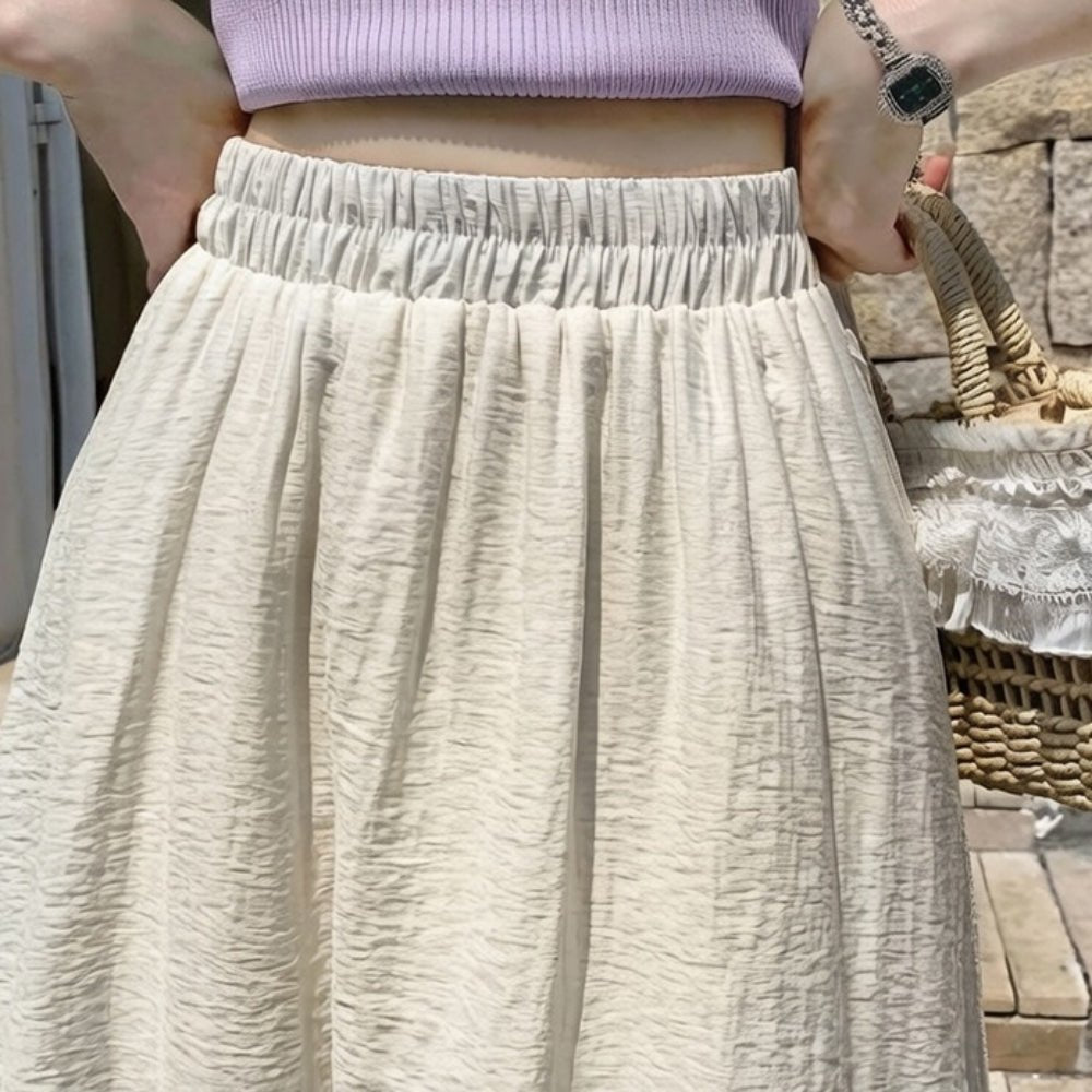 レースレイヤーイレヘムフレアスカート|オフィスカジュアル レディース 通販【ミレジェネ】