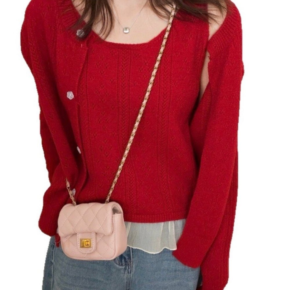 シアーフリルヘムニットアンサンブル|オフィスカジュアル レディース 通販【ミレジェネ】