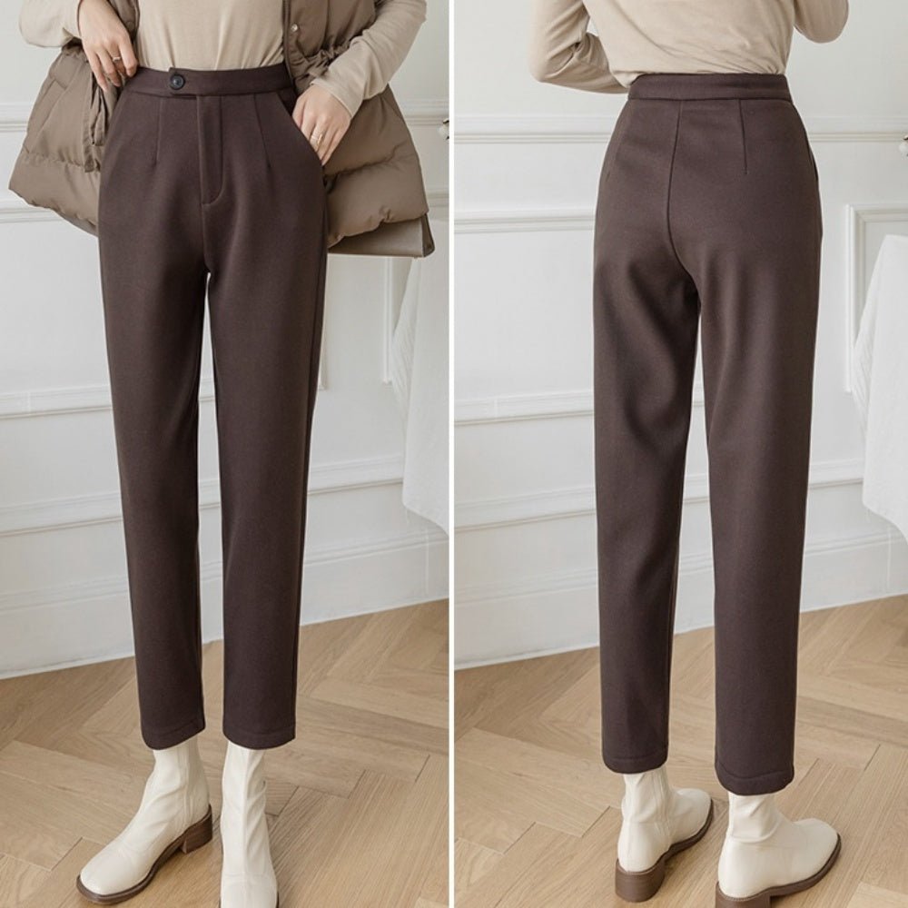 テーパードタックパンツ|オフィスカジュアル レディース 通販【ミレジェネ】