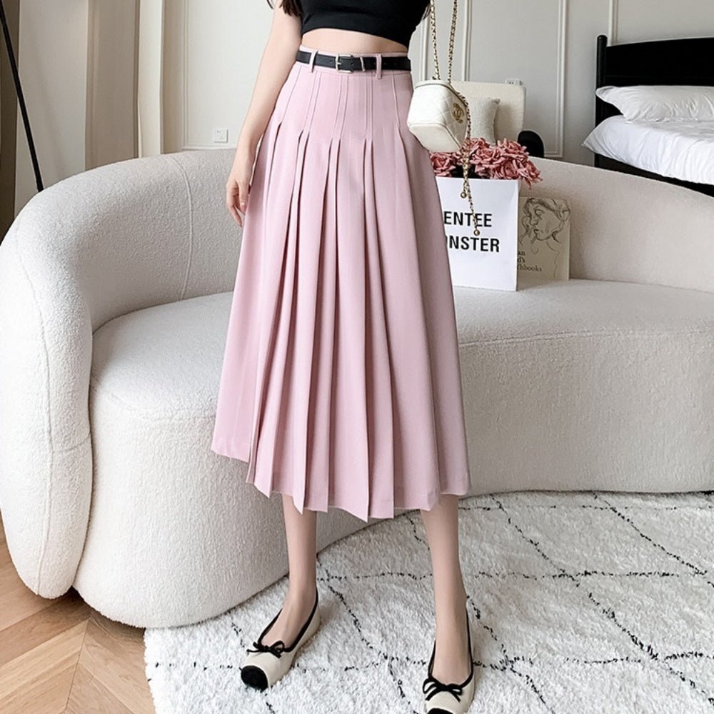 プリーツロングスカート|オフィスカジュアル レディース 通販【ミレジェネ】