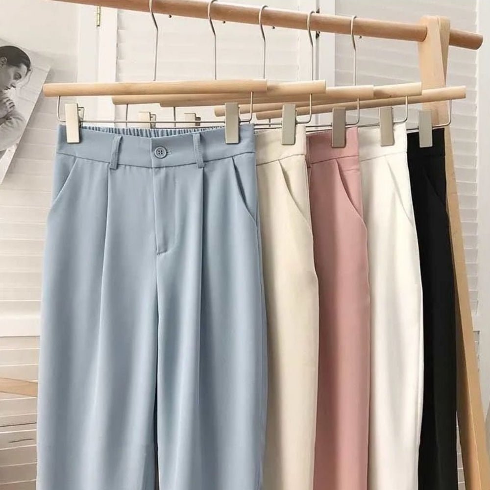 春カラーストレートパンツ|オフィスカジュアル レディース 通販【ミレジェネ】