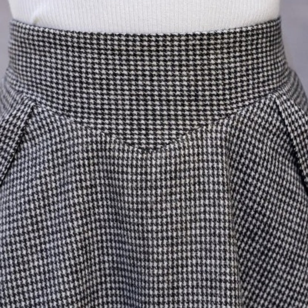 千鳥柄ハイウエストスカート|オフィスカジュアル レディース 通販【ミレジェネ】