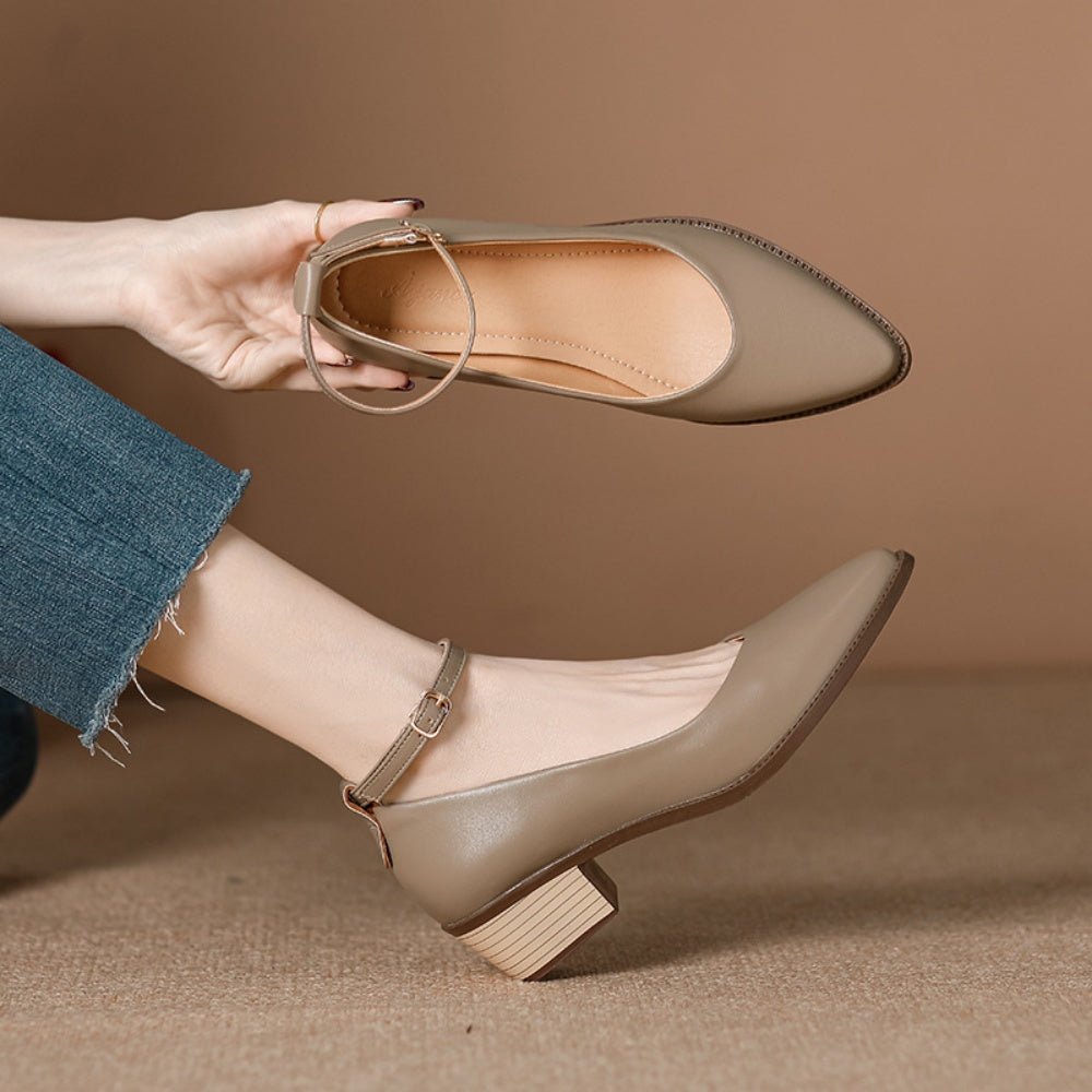 ストラップ付パンプス|オフィスカジュアル レディース 通販 Millennial Generation【ミレジェネ】