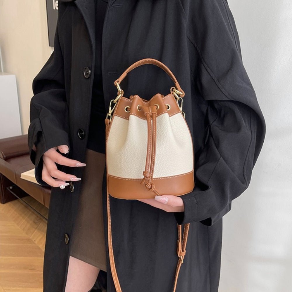 ハンドル付き丸底巾着バッグ|オフィスカジュアル レディース 通販【ミレジェネ】