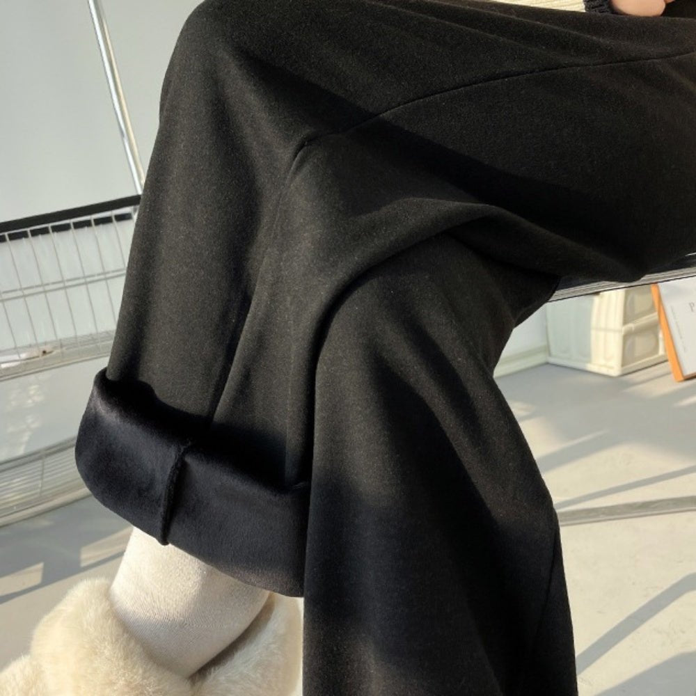 裏ボアストレートパンツ|オフィスカジュアル レディース 通販【ミレジェネ】