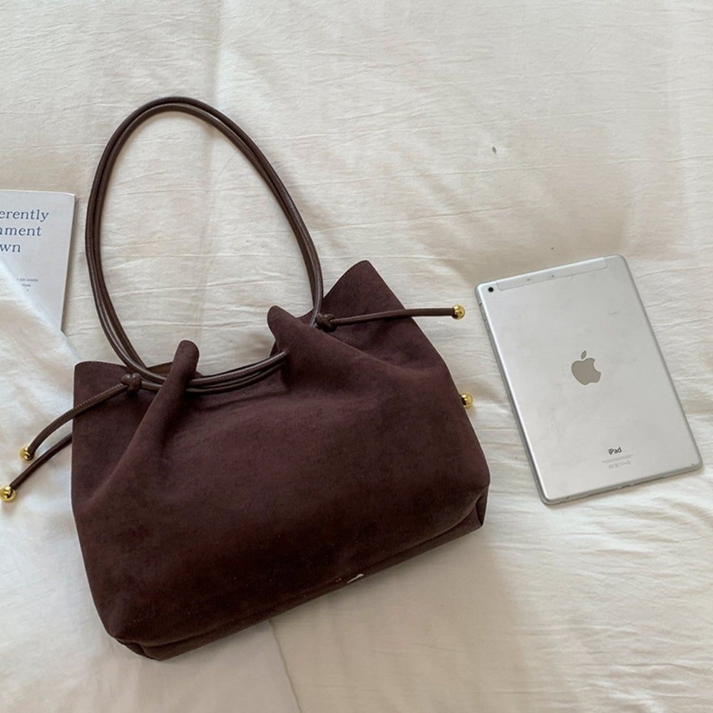 レトロスエードトートバッグ|オフィスカジュアル レディース 通販【ミレジェネ】