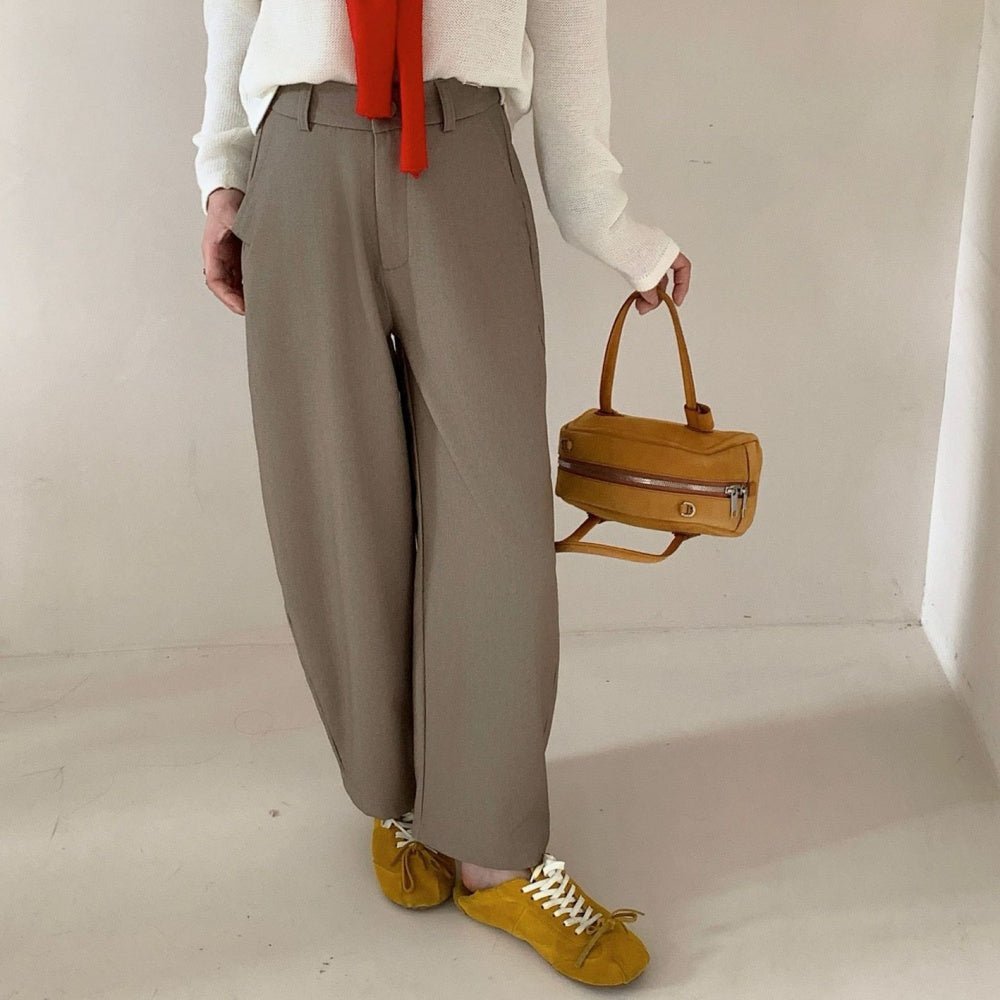 ワイドストレートパンツ|オフィスカジュアル レディース 通販【ミレジェネ】