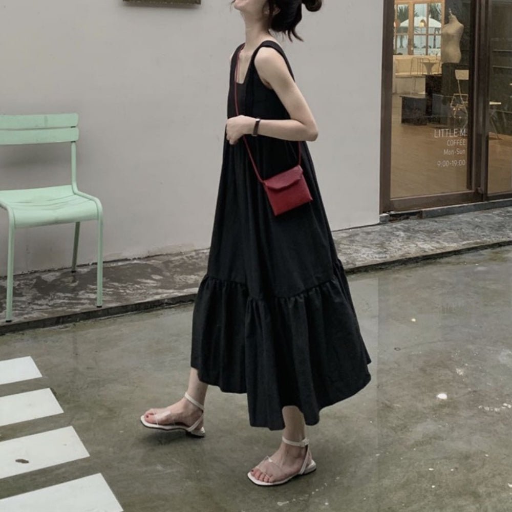 スクエアネックティアードワンピース|オフィスカジュアル レディース 通販【ミレジェネ】