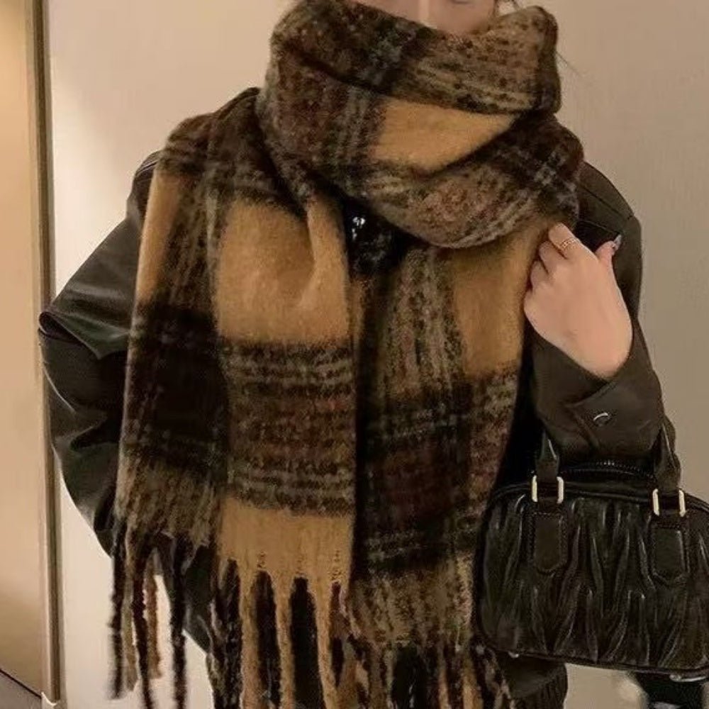 ボリュームシャギーマフラー|オフィスカジュアル レディース 通販【ミレジェネ】