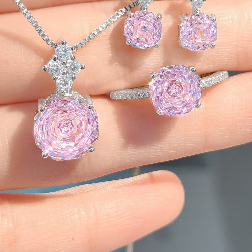 ローズモチーフカラービジュージュエリーセット|オフィスカジュアル レディース 通販【ミレジェネ】