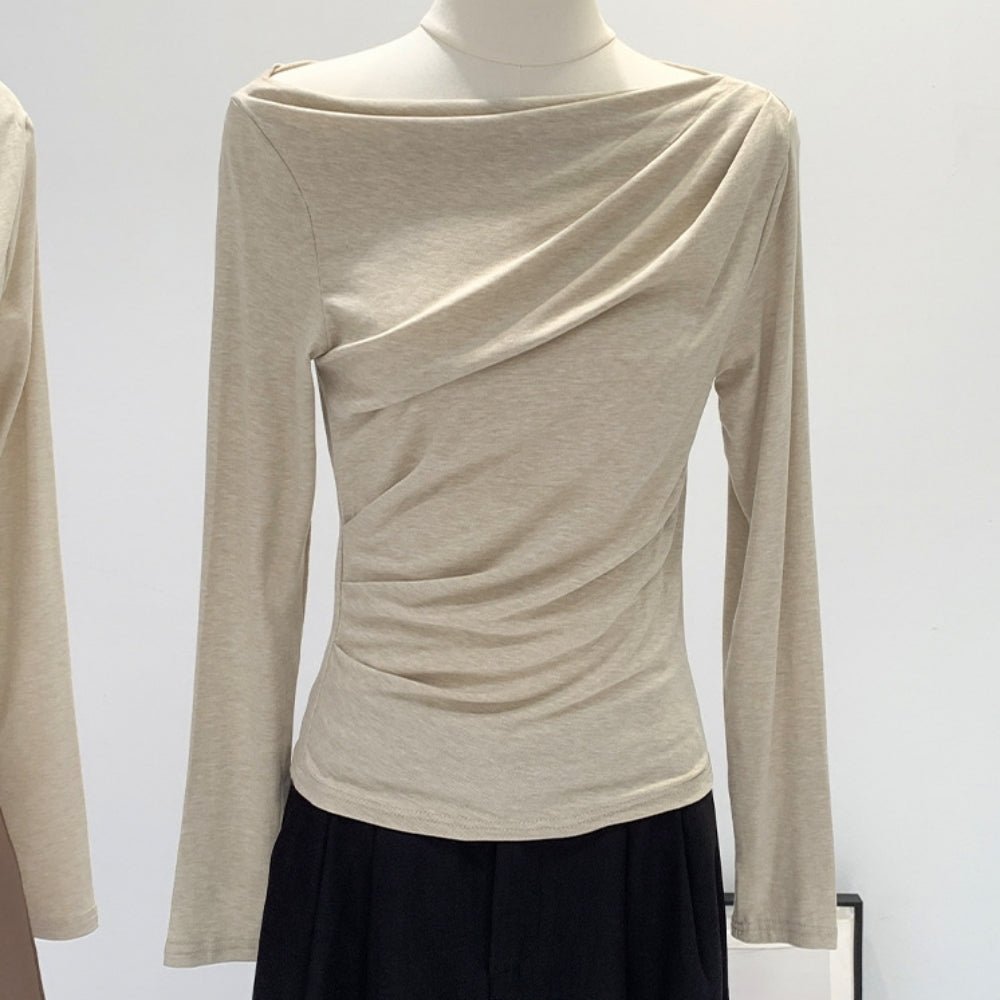 ドレープカットソートップス|オフィスカジュアル レディース 通販【ミレジェネ】