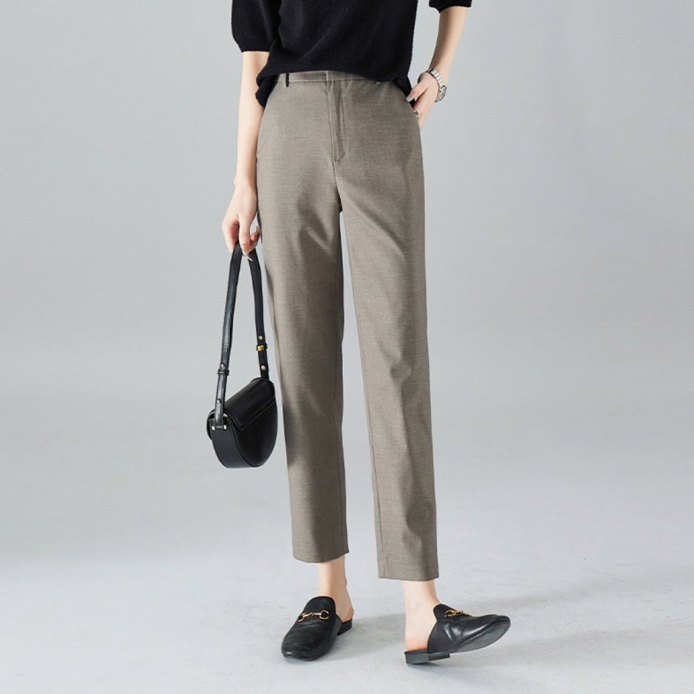 九分丈ストレートパンツ|オフィスカジュアル レディース 通販【ミレジェネ】