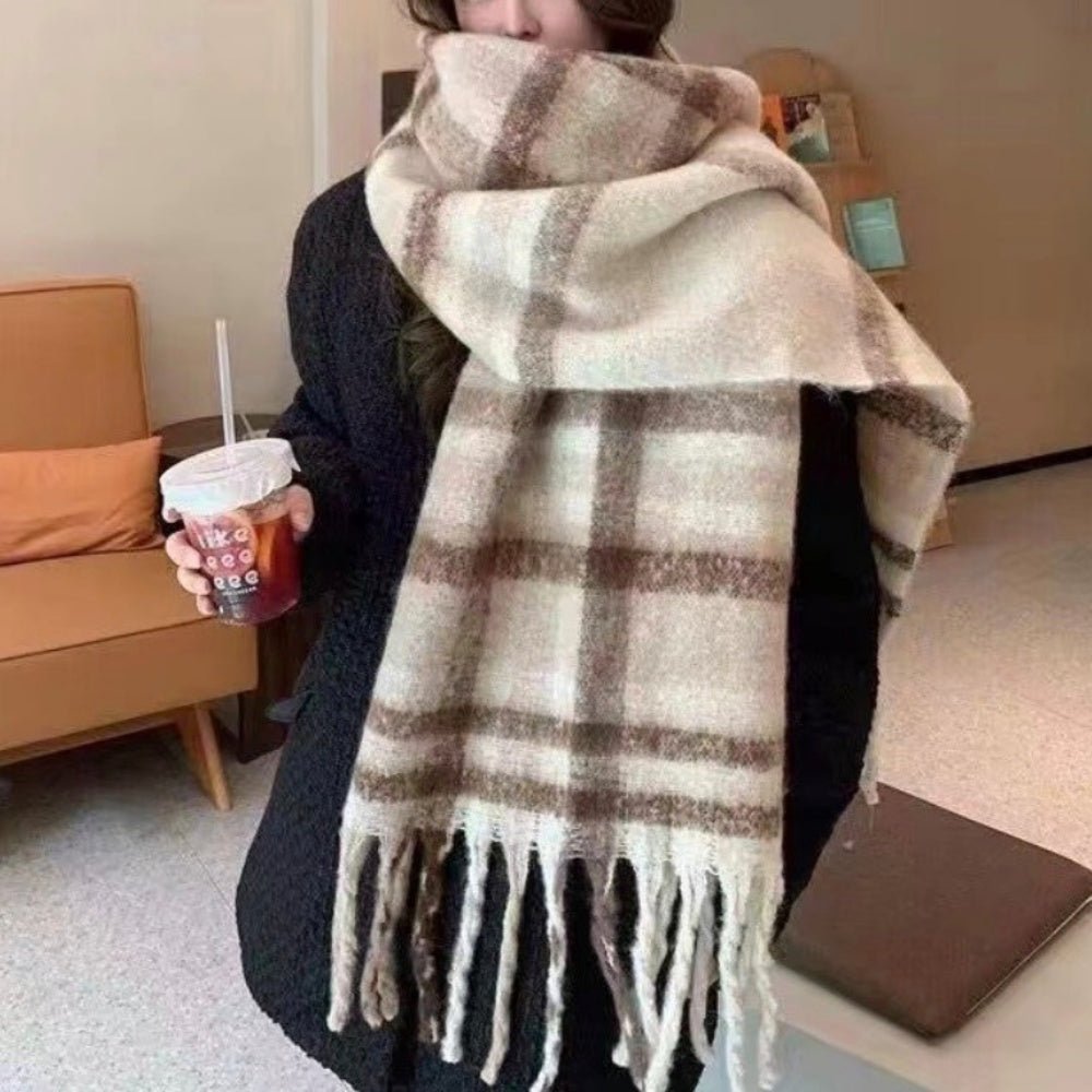 ボリュームシャギーマフラー|オフィスカジュアル レディース 通販【ミレジェネ】