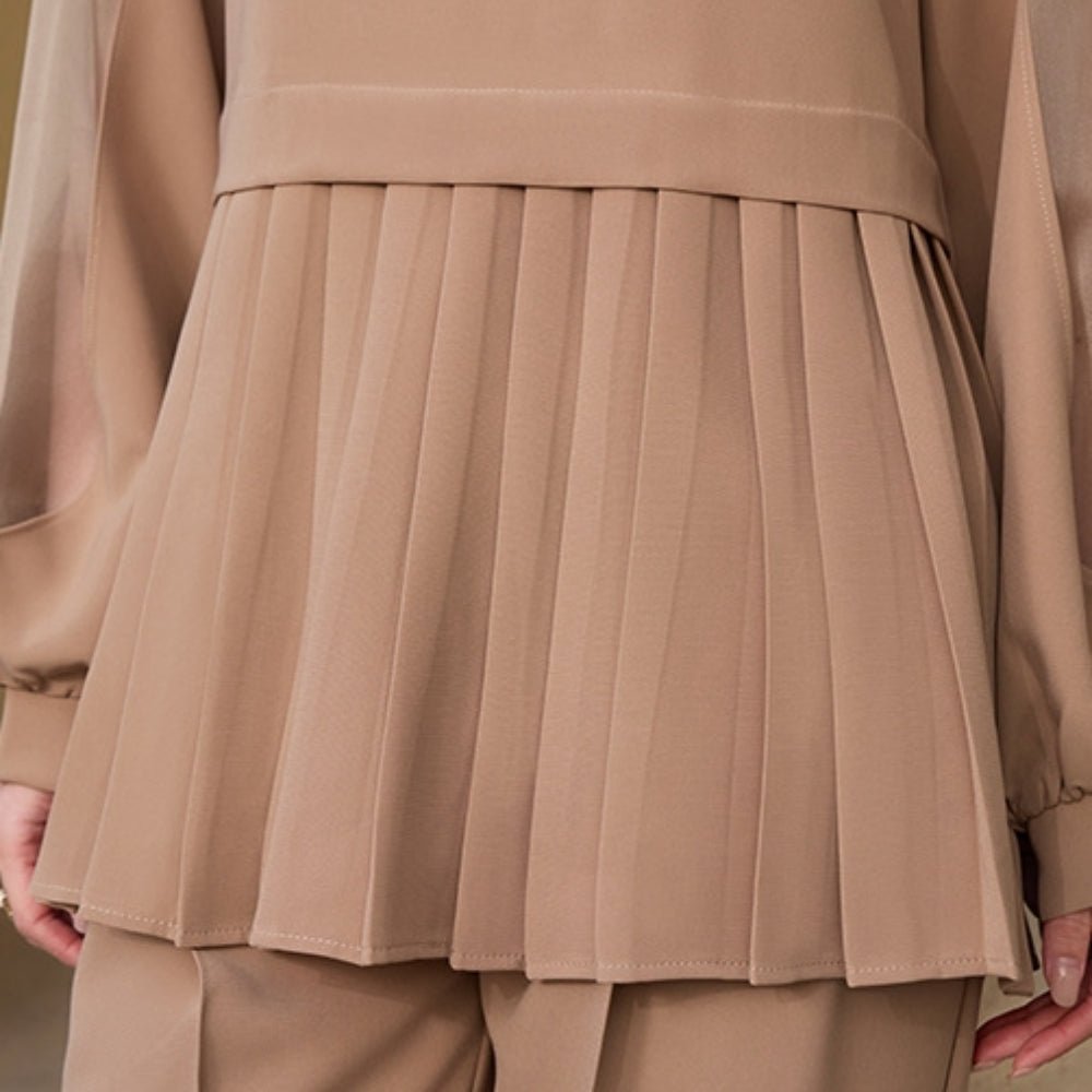 ペプラムシアーエレガントセットアップ|オフィスカジュアル レディース 通販【ミレジェネ】