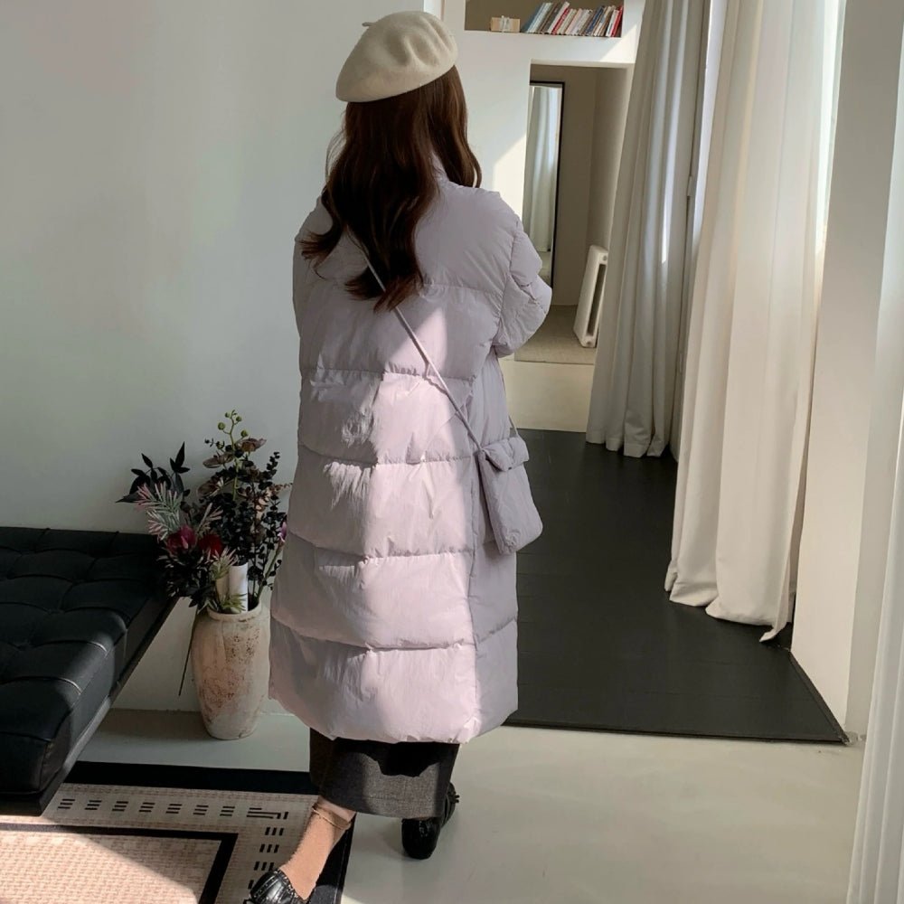 スタンド襟ダウンコート|オフィスカジュアル レディース 通販【ミレジェネ】