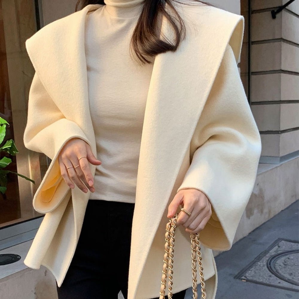 ウエストマークビッグカラーコート|オフィスカジュアル レディース 通販【ミレジェネ】