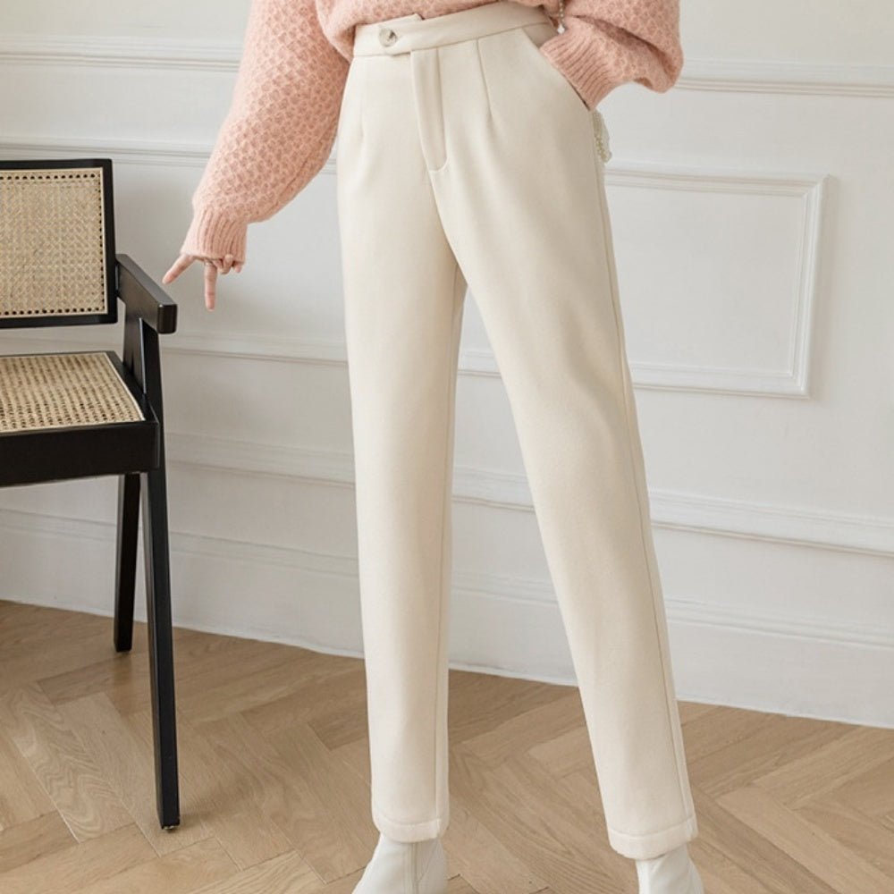 テーパードタックパンツ|オフィスカジュアル レディース 通販【ミレジェネ】