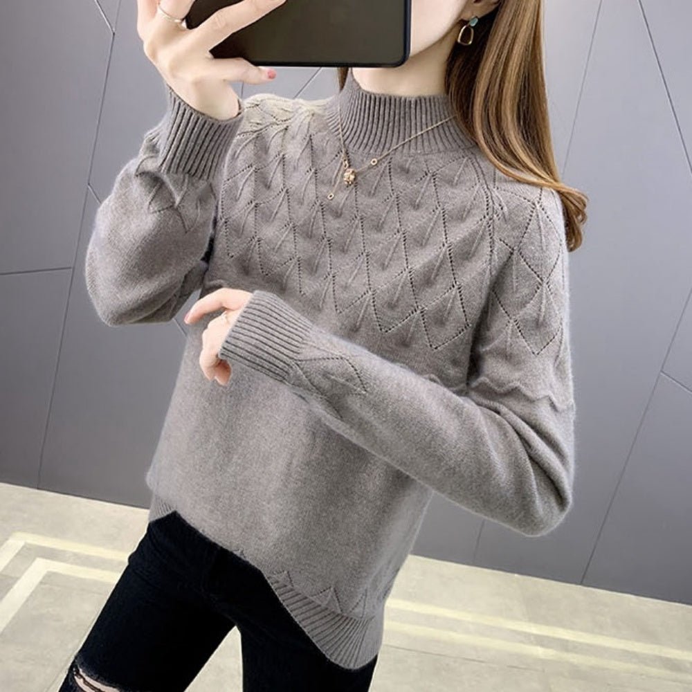 ハーフネックニット|オフィスカジュアル レディース 通販【ミレジェネ】