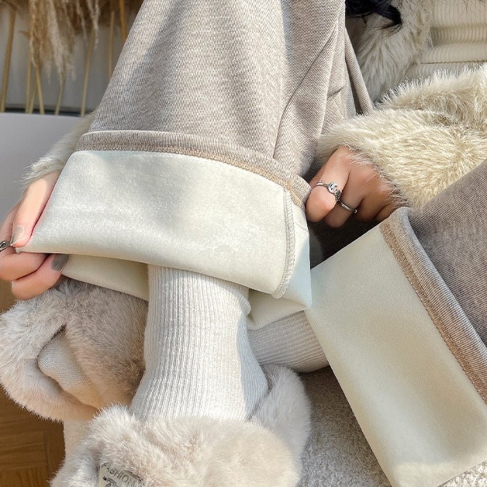 裏ボアストレートパンツ|オフィスカジュアル レディース 通販【ミレジェネ】