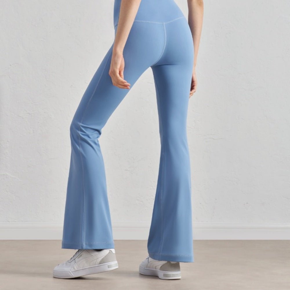 ハイウエストフレアレギンス|オフィスカジュアル レディース 通販【ミレジェネ】