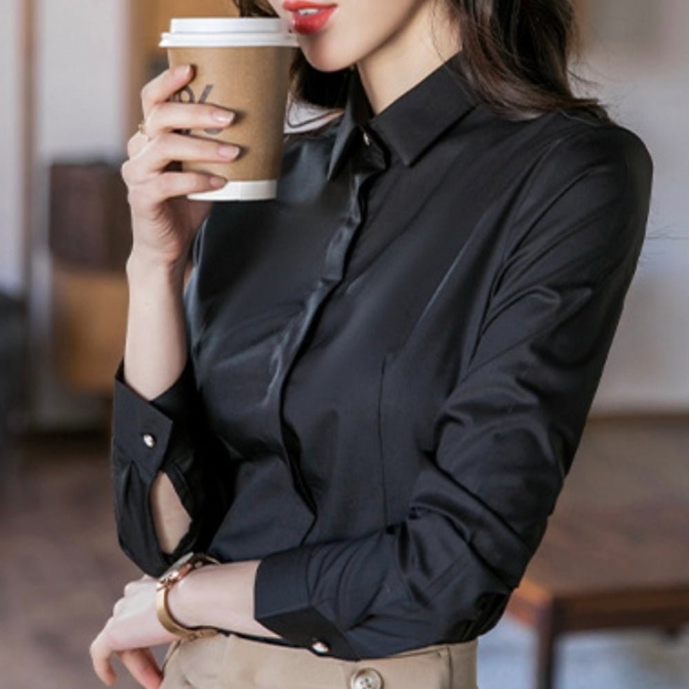 吸水速乾ストレッチシャツ|オフィスカジュアル レディース 通販【ミレジェネ】