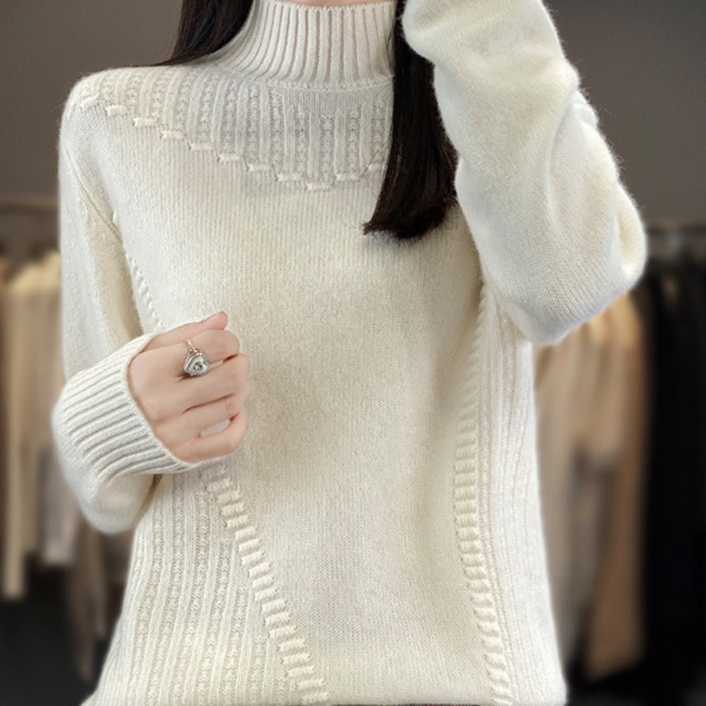 ハイネックニットセーター|オフィスカジュアル レディース 通販 Millennial Generation【ミレジェネ】