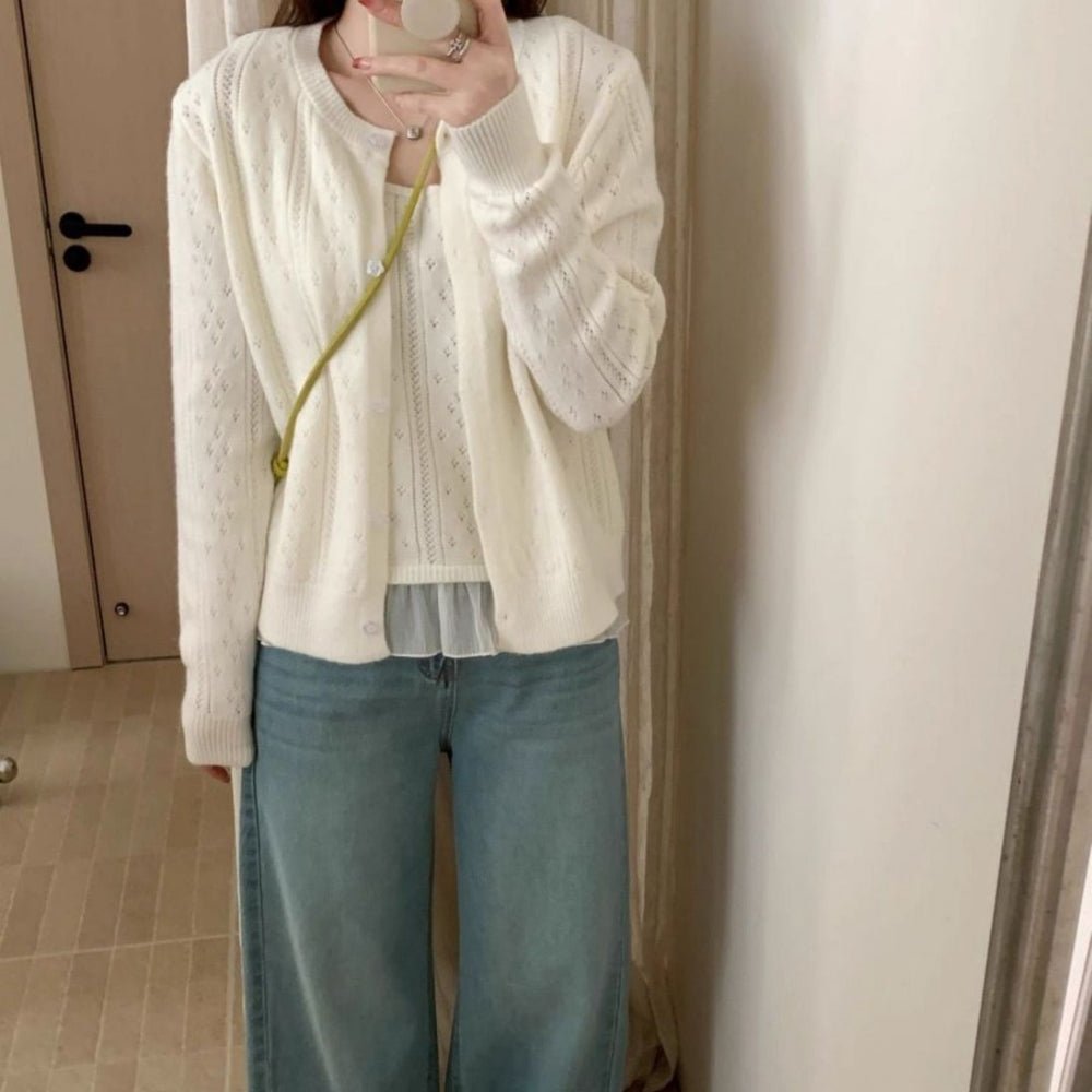 シアーフリルヘムニットアンサンブル|オフィスカジュアル レディース 通販【ミレジェネ】