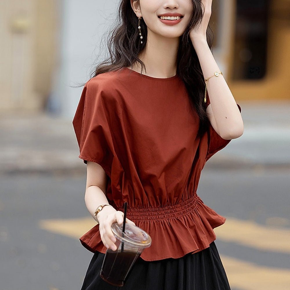 ウエストシャーリングトップス|オフィスカジュアル レディース 通販【ミレジェネ】