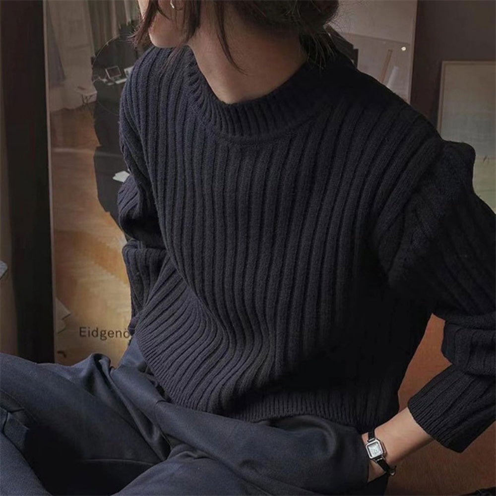 ハイネックワイドリブニット|オフィスカジュアル レディース 通販 Millennial Generation【ミレジェネ】